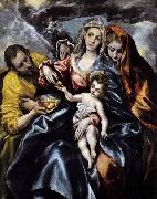 The Holy Family with St Mary Magdalen El Greco